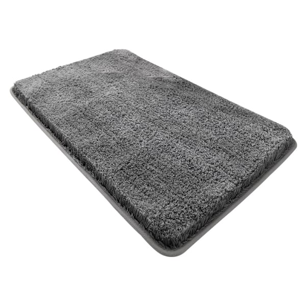 Bathroom Rugs Plush Thick Bathroom Rug Extra Soft Bath Mat for Non Slip Machine Washable Bathroom Carpet Microfiber Absorbent