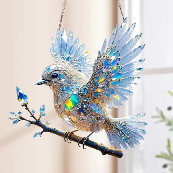 Crystal Sky Bluebird -lasimaalauskoriste (20 cm)