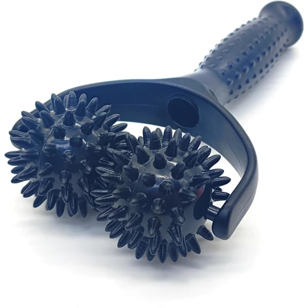 Sort massage roller med håndtag, anti-cellulite massage roller[co]