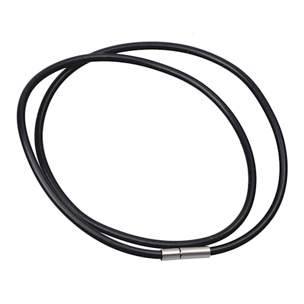 Vattentät flätad läderrepkedja halsband, män kvinnor DIY vävd vaxrepkedja för hänge, 2,8 mm bredd, 19,68\" längd