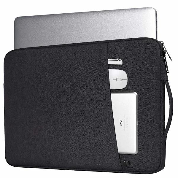Laptopfodral 13,3 tommer canvas Sort[co]