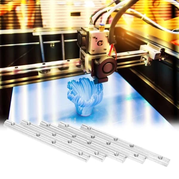 20 stk CNC-bearbeidede EU-standard Forlengede Aluminiumsprofil Rette Koblinger[co]