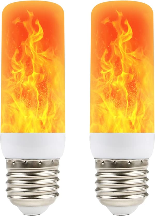 Flame Lamp | Flame Effect Lamps | Flickering Bulb, 4 Lighting Modes LED E27