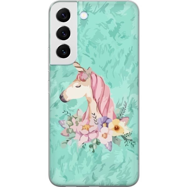 Samsung Galaxy S22 5G Läpinäkyvä Unicorn Kuori