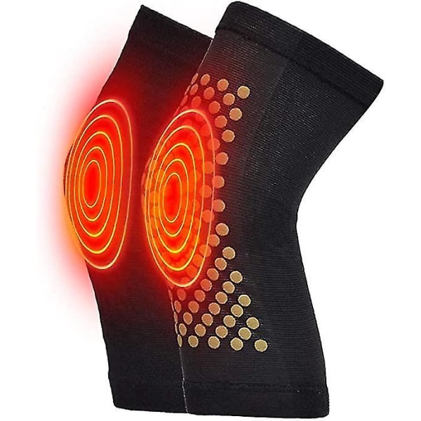 Heated Knee Pads 1 Pair Mugwort Self-heating Knee Pads Knee Sleeve Pads