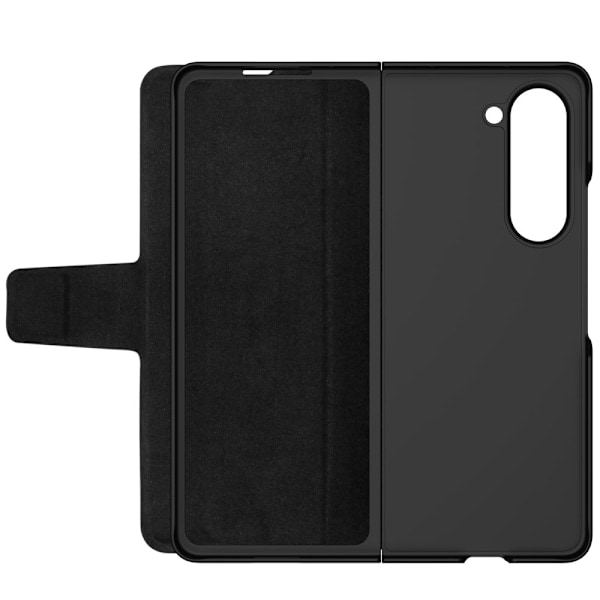 NILLKIN Galaxy Z Fold 5 Skal Läder Penna Svart