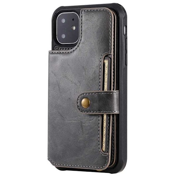 iPhone 12 Multifunksjonell Kortholder 5-ROM Winston Svart black
