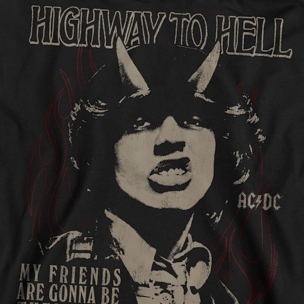 AC/DC Unisex Voksen My Friends Sweatshirt M Sort Black M