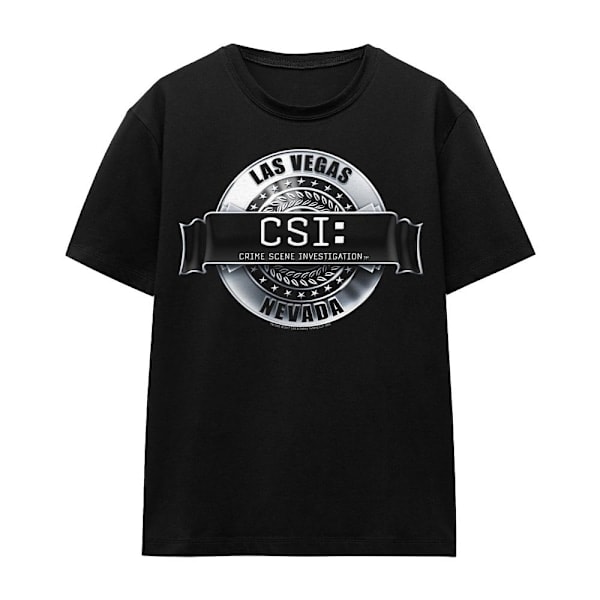 CSI Unisex Voksen Rendered Logo T-Shirt XL Sort Black XL style 3