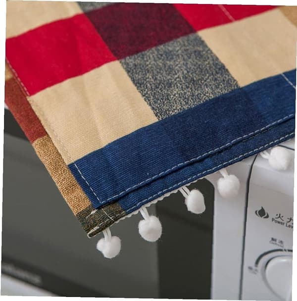 Microwave Dust Cover Gadget for Kitchen Decoration Accessories