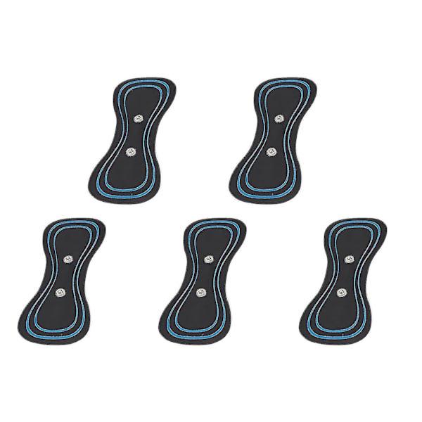 5 st Cervical Massage Pad Mini Bärbar Elektrisk Massager Patch För Nacke Axel Spondylos Mycket Bra