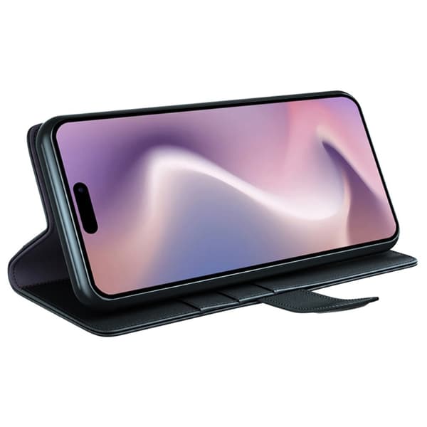 iPhone 16 Pro Case Premium Genuine Leather Black 81