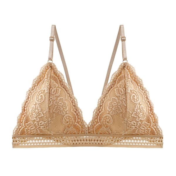 Kvinner Blonde BH Bralette HUDTONE
