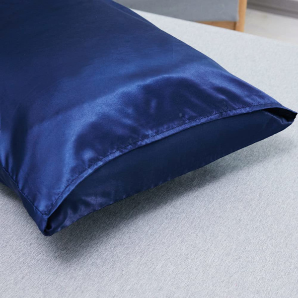 (mørkeblå) 2 stk dekorative putetrekk 20x36 tommer myke pynteputer putetrekk for hjemmedekor sofa soverom stue