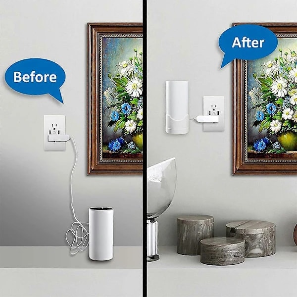 2-pack väggfäste för TP-Link Deco M4 / E4 / P9 / S4 Whole Home WiFi