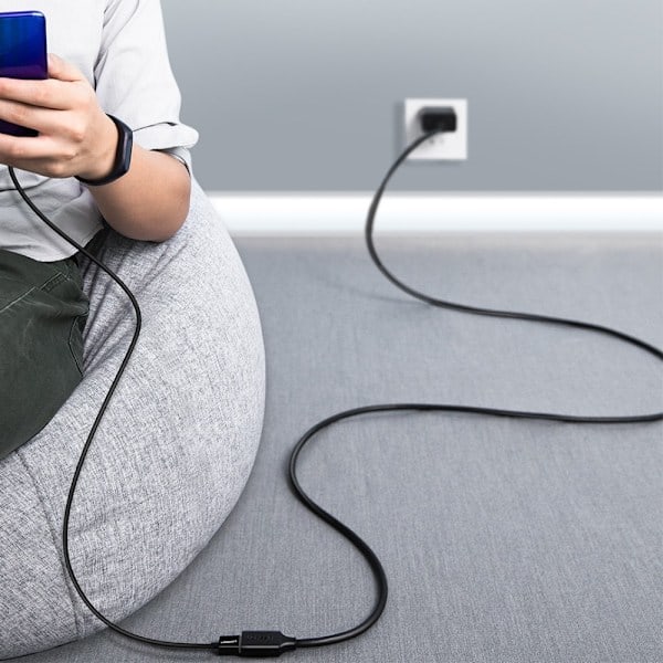 UGREEN 1m USB-A Han – Hun Forlænger Sort