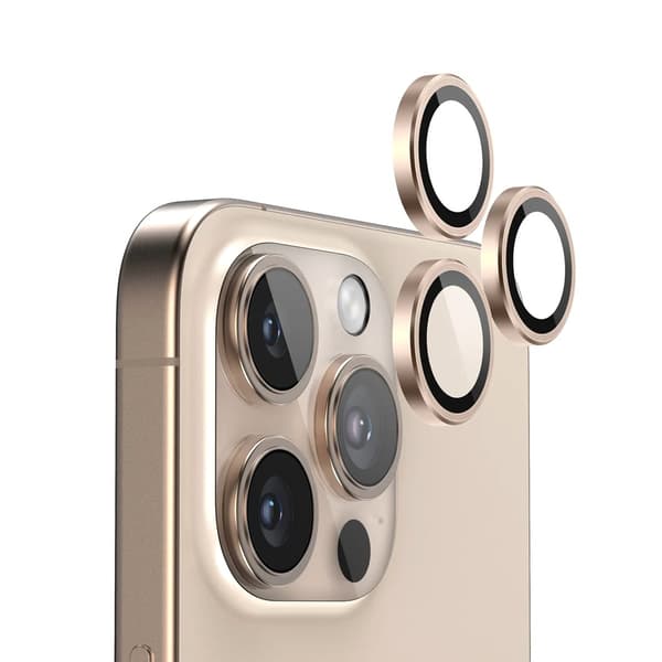 iPhone 16 Pro/16 Pro Max -linssin kamerasuojus - kulta Brun brown