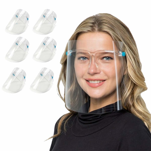 Glasögonbågsmask genomskinlig anti-dimma anti-stänk
