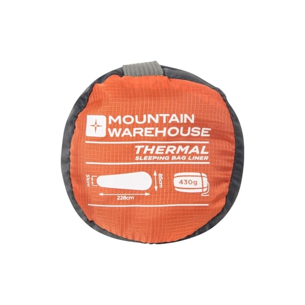 Mountain Warehouse Termisk Sovsäcksliner One Size Svart Black One Size style 8