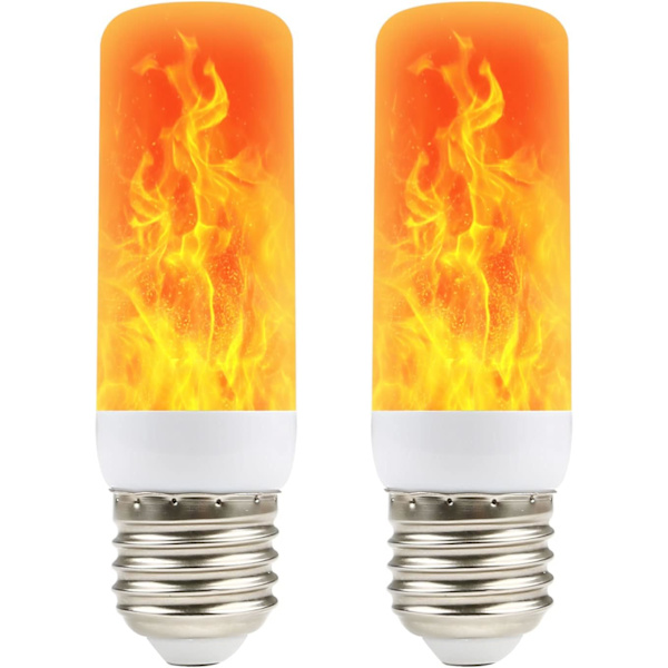 Flame Lamp | Flame Effect Lamps | Flickering Bulb, 4 Lighting Modes LED E27