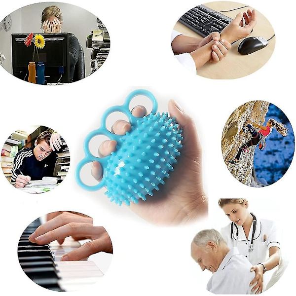 Voimaharjoittelupallot Potilaiden kuntoutus Vanhukset aivohalvaus Arthritis Ahdistus Stressin vähentäminen Kompressio Urheilijat Muusikot Lihashieronta