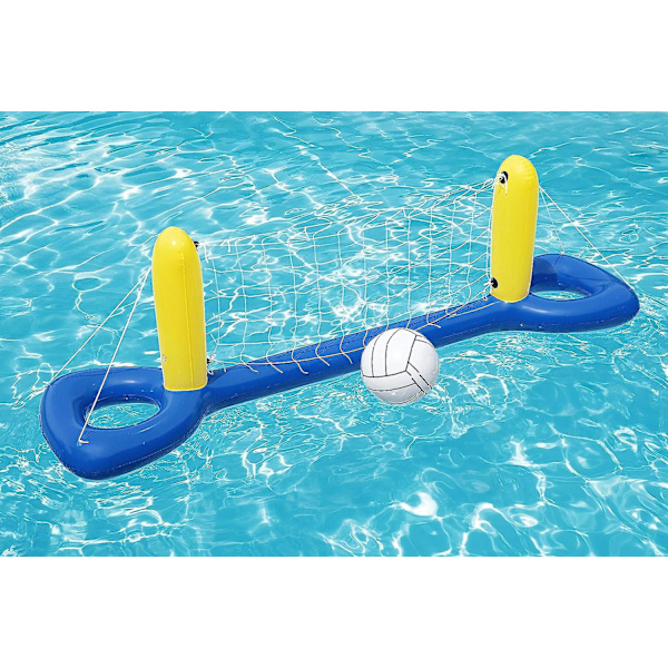 Vattenvolleyboll och simset, uppblåsbara poolspel