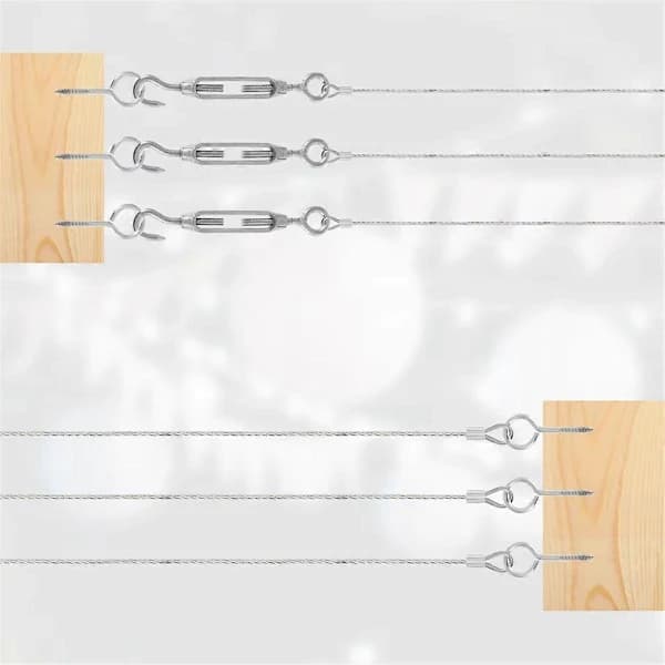 15m Rustfritt Stål Wire Kit Kraftig Hage Wire[co]