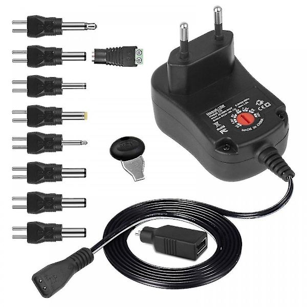 12w 3v 4.5v 5v 6v 7.5v 9v 12v AC Dc -sovitin virtalähde reitittimelle LED-valolle
