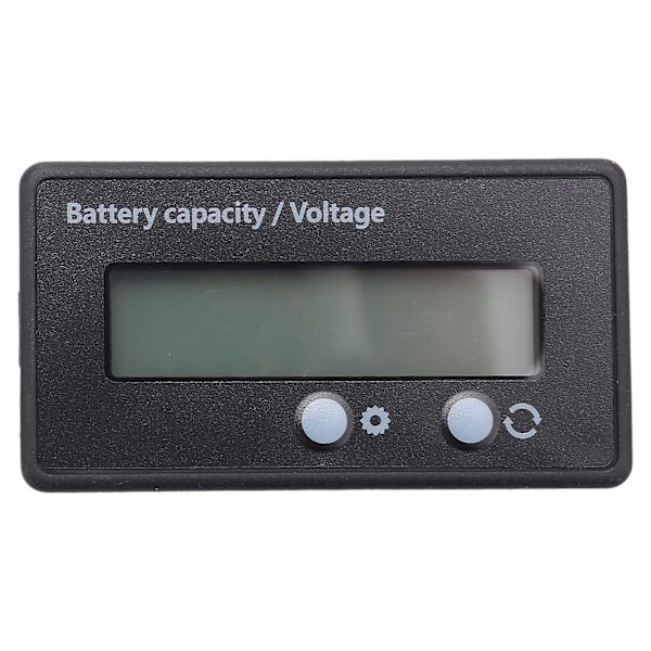Vandtæt 12/24/36/48v LCD Bly-syre Batteri Og Lithium Batteri Kapacitetstester Spændingsmåler Mon