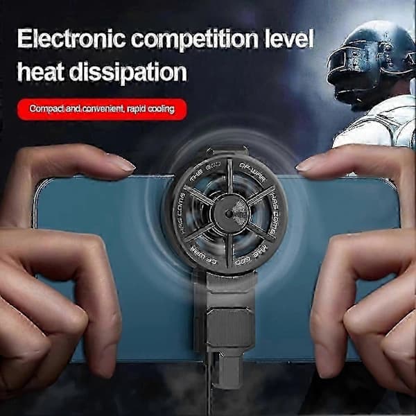 FL06 Universal Mobiltelefon USB Spilkøler System Køleblæser Gamepad Holder Stativ Radiator til 4-6,7 Tommer Telefon