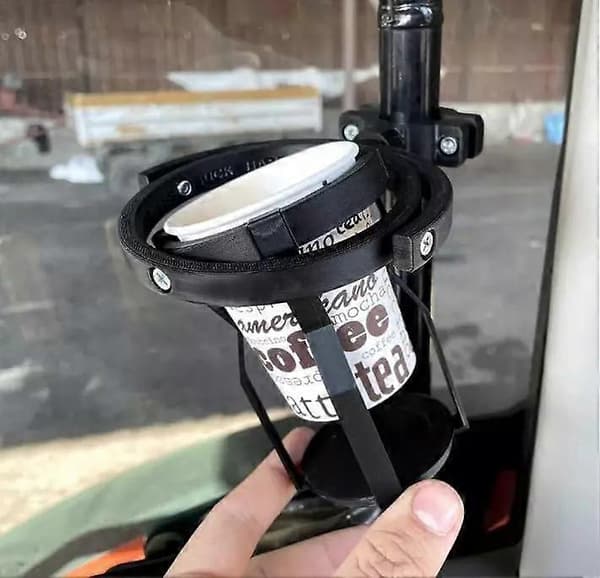 Gyroscopic Cup Holder, Gyrgo Cup Holder Expander, 3D Printed Black