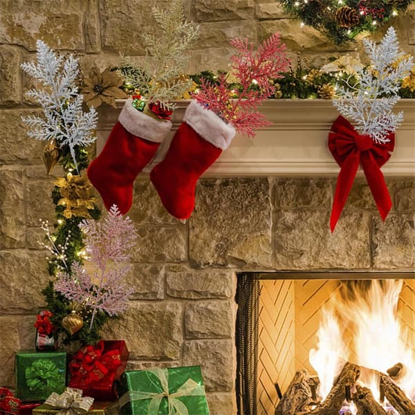 10 glitrende kunstige juleblader for DIY juletre