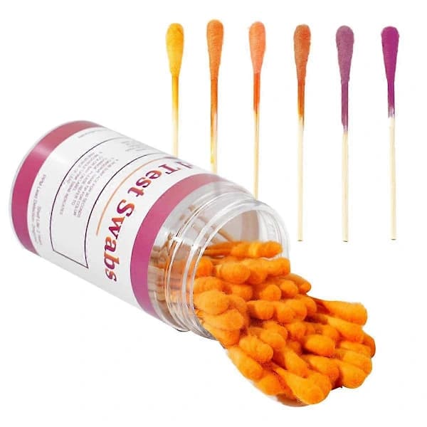 Blytestkit med tops - Blyfärgstestkit, Blykontrolltops, Testresultat på (60 st)[CO]