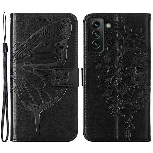 Samsung Galaxy S23 Plus Kotelo Perhonen Musta