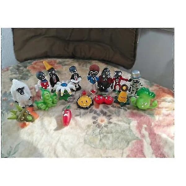 16 st Plants vs Zombies Leksaker Anime Actionfigurer