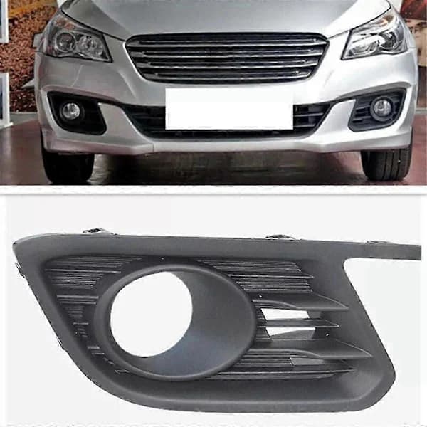 1 Par Bil Frontfanger Tåkelys Deksel Trim Bezel for Ciaz 2015-2017 Tåkelys Grill Deksel[co]
