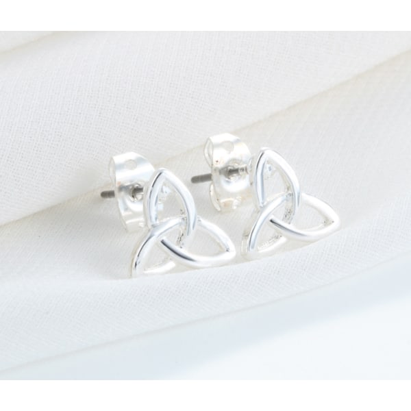 Triangel örhängen Mode flätad knuten knut Enkla mångsidiga örhängen för kvinnor