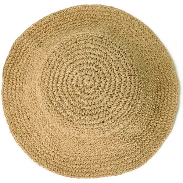 Dame Solhatte Bred skygge sommer strandhat til kvinder Foldbar rejse stråhat UPF50+[CO]