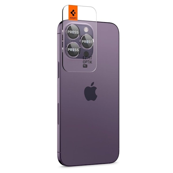 Spigen iPhone 14 Pro / 14 Pro Max 2-PACK Optik.tR \"Ez Fit\" Linsskydd