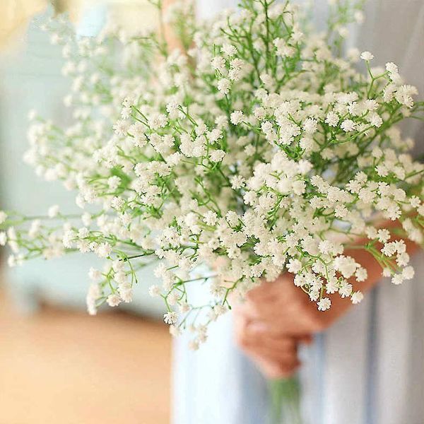 20 st konstgjorda blommor Gypsophila Filigree 40cm falska blommor simuleringsbukett för bröllop vardagsrum hotellbordsdekoration