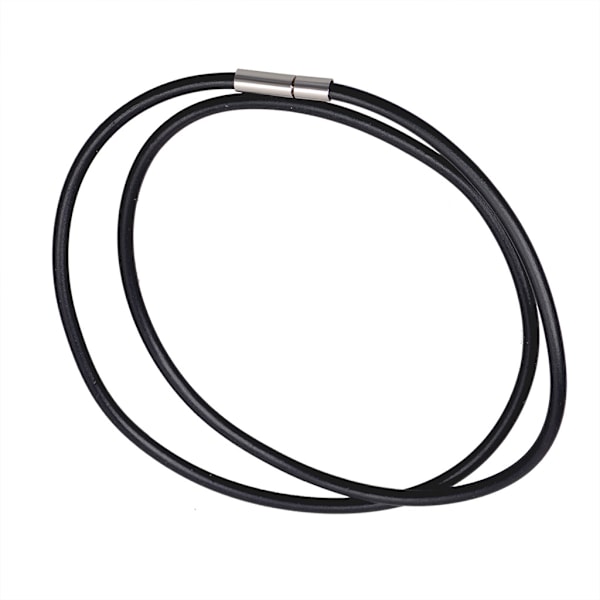 Vattentät flätad läderrepkedja halsband, män kvinnor DIY vävd vaxrepkedja för hänge, 2,8 mm bredd, 19,68\" längd