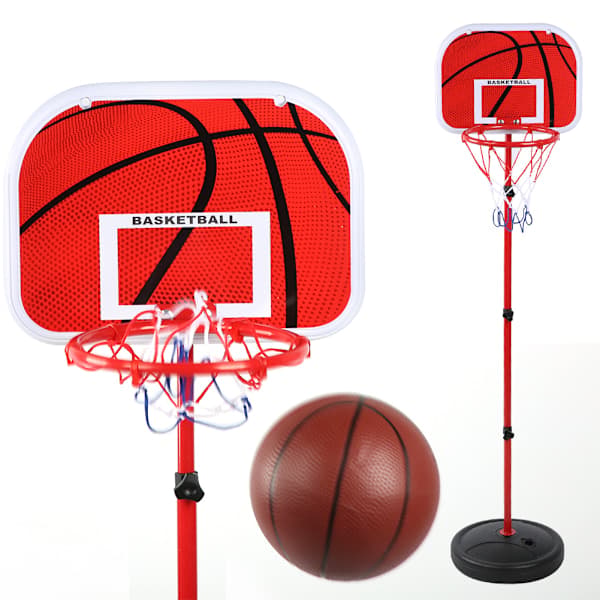 150 cm Justerbart Basketställ Barn Spelträningsutrustning Set för Inomhus Utomhus [CO]