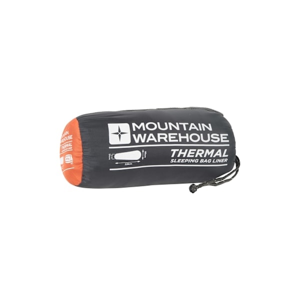 Mountain Warehouse Termisk Sovsäcksliner One Size Svart Black One Size style 8