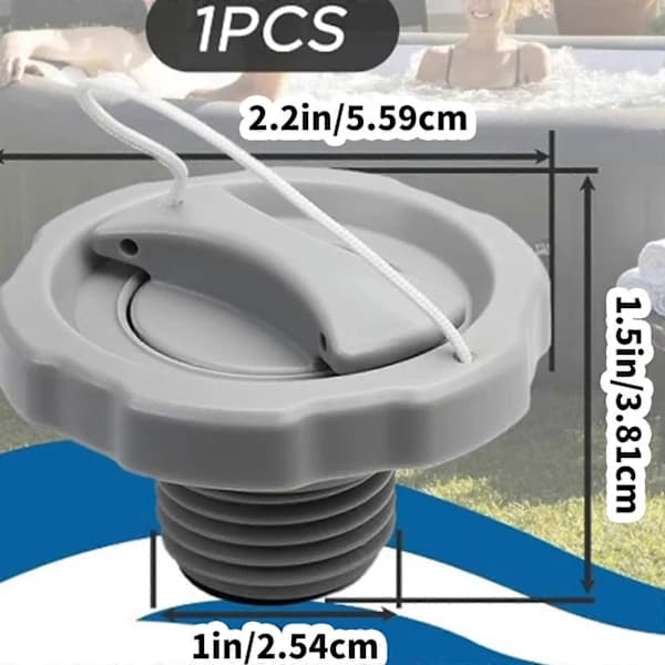Erstatnings P05767 Luftventilhætter Kompatible til Lay Z Spa Oppustelige Badekar Modeller for Sikker Forsegling Nem Installation[co]