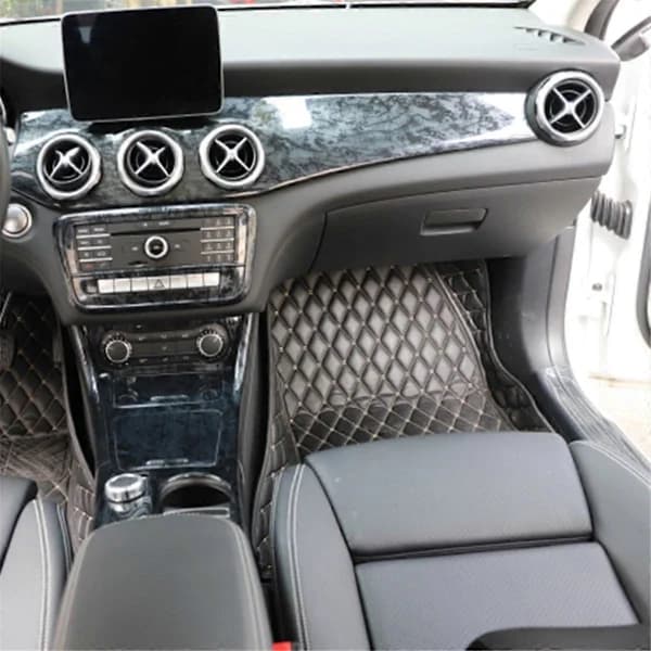 2 stk LHD Midtkonsoll Luftventil Panel Trim for 13-18, A[CO]