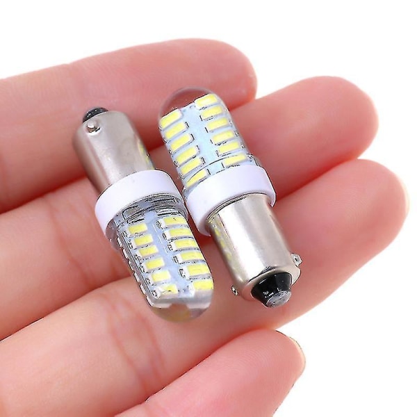 2 kpl Ba9s T11 T4w 3014 24smd 12v Led Auton Sivuvalo Polttimot Sisävalot Valkoinen - Snngv