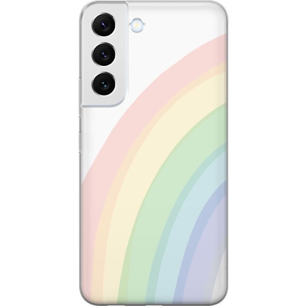 Samsung Galaxy S22 5G Transparent Skal Regnbåge