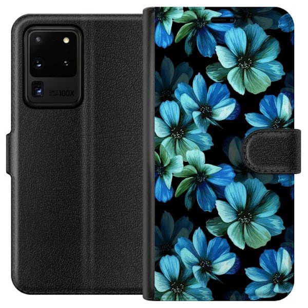 Samsung Galaxy S20 Ultra Wallet Case Midnight Garden