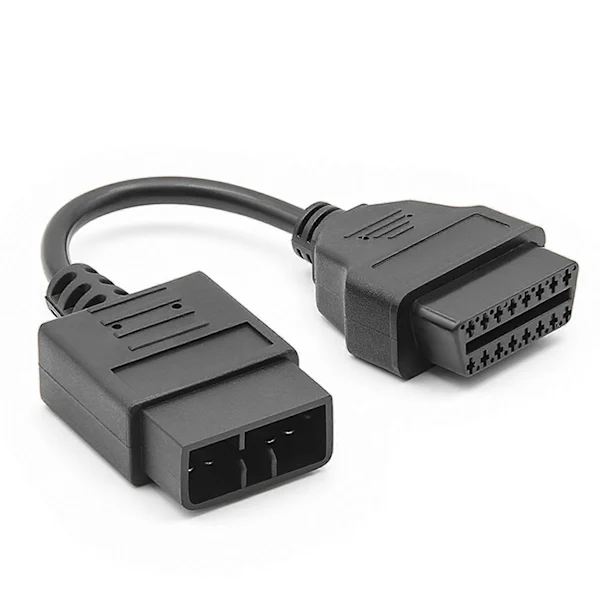 For 9-pin kabel OBD1 til OBD2 16-pin diagnostisk interfacekabel[co]
