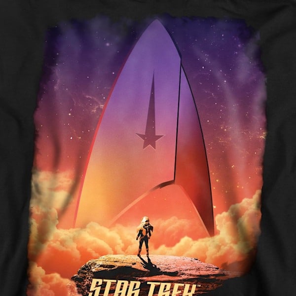 Star Trek: Discovery Unisex Aikuisten The Explorer Collegepaita XXL Musta XXL